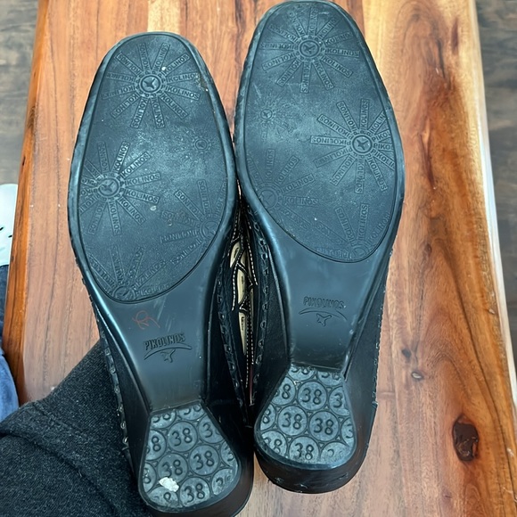 Pikolinos Floral cut out Mule Shoes sz Eu38 - Picture 3 of 10